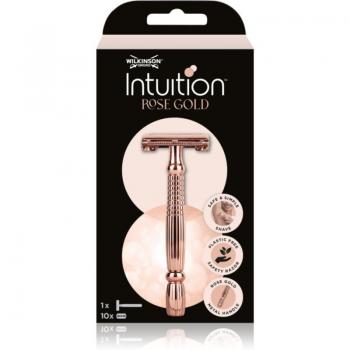 Maquinilla de Afeitar Wilkinson Sword Intuition Rose Gold con 10 Hojas y Láminas de Recambio