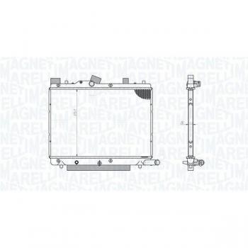 Radiador de refrigeración del motor MAGNETI MARELLI 350213182800