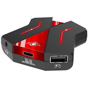 SPIRIT OF GAMER - Adaptador Teclado y Ratón - Compatible Con Mandos De PS4/PS3/SWITCH/XBOX - Convertidor de Consolas De Videojuegos - Juega Con Teclado Y Ratón Con El CROSSGAME 2 – Prise Jack incluido