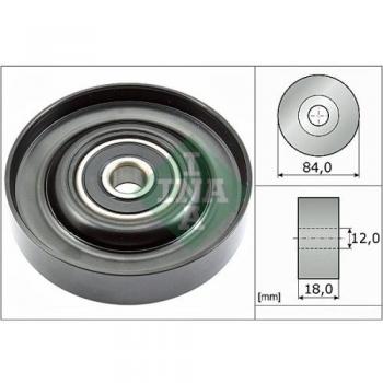 Ina 532 0785 10 - Deflection/Guide Pulley, V-ribbed belt