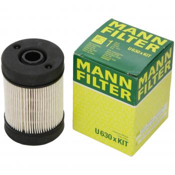 Filtro de Urea MANN-FILTER U 630 x KIT - Filtro de urea, compatible con vehículos diésel que utilizan tecnología SCR, incluye kit de instalación, alta eficiencia en la reducción de emisiones nocivas, fabricado con materiales
