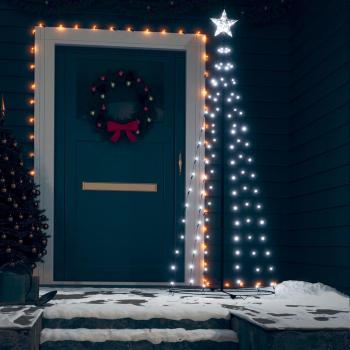 6FT Christmas Cone Tree with 108 Cold White LEDs