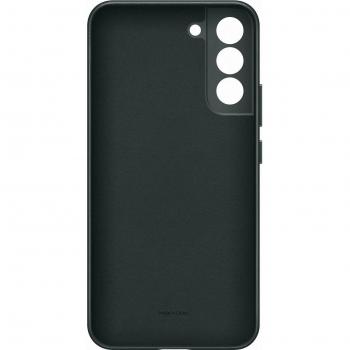 Samsung Leather Cover Funda de Piel Verde para Galaxy S22 Plus