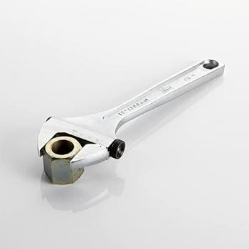 Llave Ajustable Moleta Lateral 6'-150mm, Plateado, 150 mm