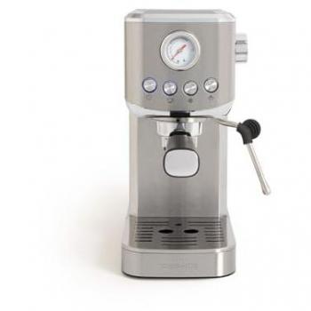 Cafetera Express Create Thera Classic Compact - Acero Inoxidable, 20 Bares, Semi Automática, Café Frío, Doble Salida, Depósito 1.2L, Compatible con Café Molido y Monod