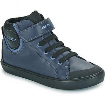 Botines Geox Gisli Boy para Niño en color Azul Marino/Azul Claro, con suela de goma antideslizante, material transpirable, cierre de velcro y diseño moderno