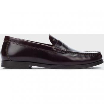 Mocasines de piel para hombre Forthill 1623 en color burdeos