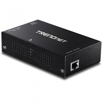 TRENDnet TPE-E110 - Repetidor PoE+ Gigabit, puerto único, PoE Power over Ethernet, 802.3af 802.3at 10/100/1000 Mbps