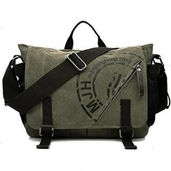 KIPTOP®-Bolso de mano de lona de estilo retro para hombre/mujer Tamaño: 36X 26 X 13cm