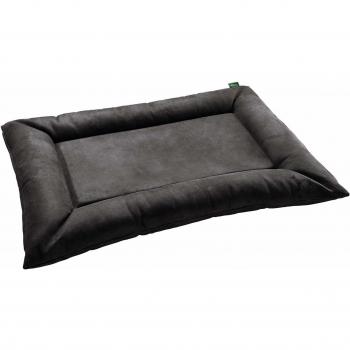 Cama Hunter Bologna negra para perros - 100 x 70 x 12 cm