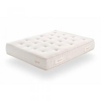 Colchón Supreme Muelles Ensacados Moonia, 5 cm de viscoespuma, Fibras Supersoft y Todotherm, Comfort System, Pression Care System, disponible en tamaños 140x190cm y