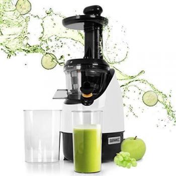 Duronic JE2 Licuadora de 200W para frutas y verduras | 2 Velocidades y Boca Ancha de 45 mm | Boquilla antigoteo y Jarra de 600ml | Libre de BPA e incluye un Filtro para Pulpa