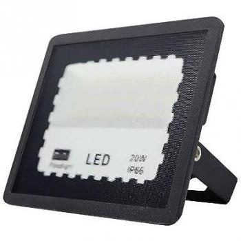 Proyector de Exterior Zircon 20w Negro 4000k 2000lm IP66 Alta Potencia