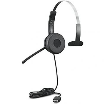 Lenovo 100 Mono Headset Wired Head-band Office/Call Center USB Type-A Black