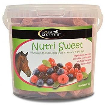 Golosinas Nutri Sweet para Caballos - Sabor Frutos Rojos 1 kg