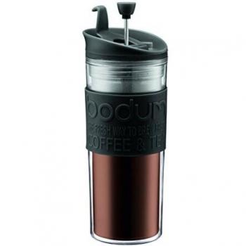 Bodum - 11100-01 - Travel Press - Mug de Viaje con émbolo - 0,45 l - plástico - Color Negro