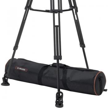 E-Image EG05C2 3-Section Carbon Fiber Tripod with GH05 Fluid Head and Mid-Level Spreader