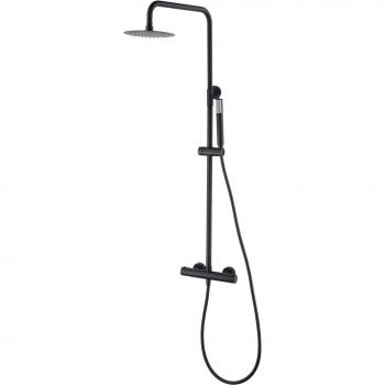 Conjunto Ducha Termostático Monza Negro Mate Imex Products