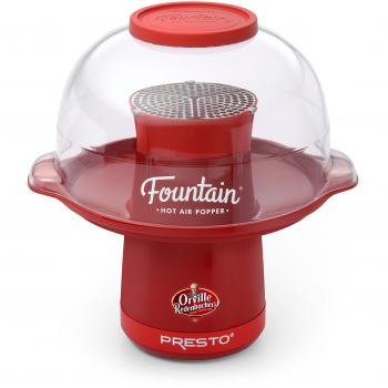 Presto Glossy Red 20-Cup Hot Air Popcorn Maker