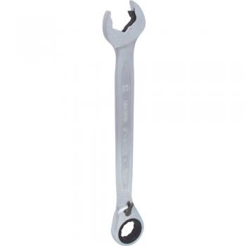 Llave combinada de carraca duo GEARplus KS TOOLS 503.5928, con función de carraca en la llave fija de 30mm, conmutable, tipo poligonal y boca de trinquete