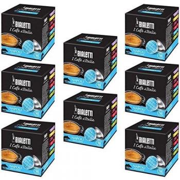 Bialetti Capsules Napoli Cafè - Set 8 Paquetes 16 capsulas