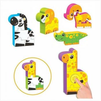 Puzzle Infantil Reig Zoo Blocks 22 Piezas