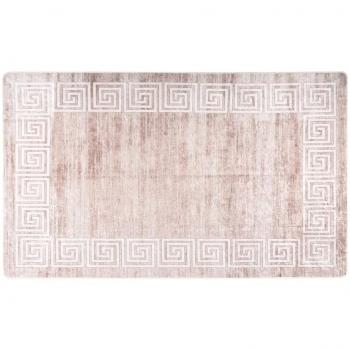 vidaXL Alfombra lavable antideslizante multicolor 150x230 cm Color Negro, Gris y dorado, Beige y dorado - Alfombra de área para Sala de Estar, Dormitorio, Habitación, Salón