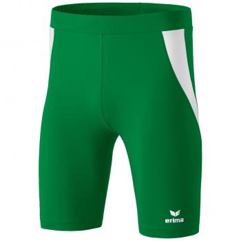 erima Laufhose Short Tight - Pantalones Cortos de Running para Hombre, Color Verde, Talla 116 cm