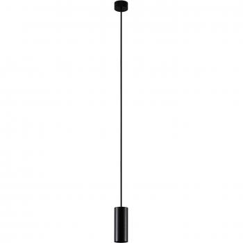 Lámpara colgante Arcchio Ejona, altura 15cm, color negro, material aluminio, diseño moderno, para pasillos, 1 llama (GU10)