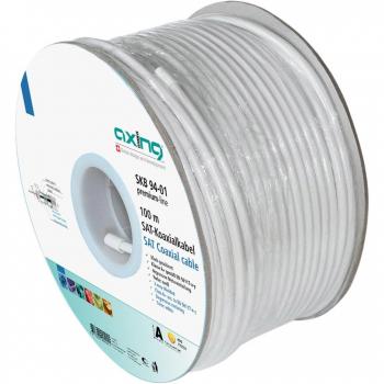 Cable Coaxial Axing SKB 94-01, 3 capas de blindaje, 110 dB, 100 metros