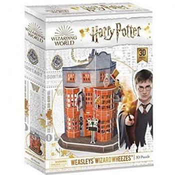 World Brands Tienda de Articulos de Broma Weasley's de Harry Potter, Cubic Fun, puzle, rompecabezas, maquetas para montar, puzzles 3D, kit de construcción, multicolor DS1007H