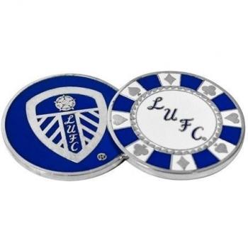 Leeds United CASINO - Marcador para bola de golf, color plateado