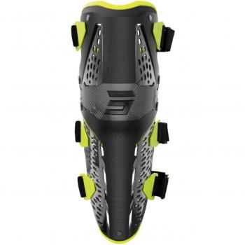 Rodilleras Shot Airflow Negro-Amarillo Neón