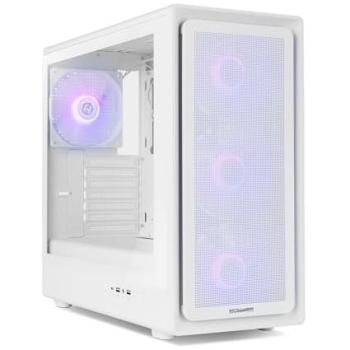 Caja Semitorre NOX Hummer AERO Blanca ATX/M-ATX/ITX con Cristal Templado, 4 Ventiladores ARGB PWM de 140mm y Puertos USB-C