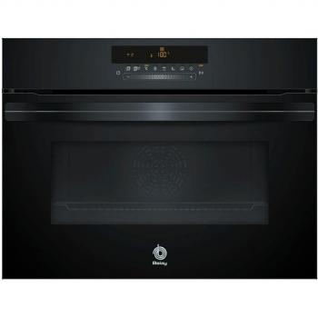 Balay 3CB5878N6 Horno Compacto Multifunción Pirolítico Cristal Negro 47L Clase A