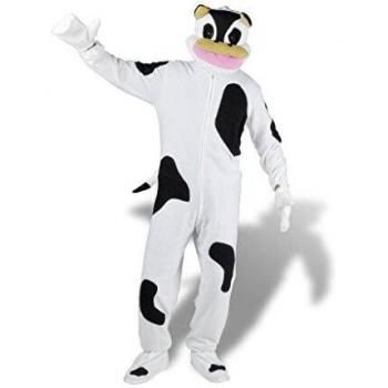 vidaXL Disfraz de Vaca XL-XXL De Lujo Costumes Hombre Mujer Fiestas carnavales