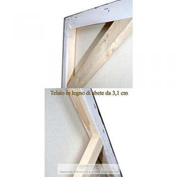 Quadro moderno Lupia Wall 160 x 160 cm 4 Tele 80 x 80 cm apaisado hojas Muerte