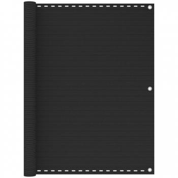 Toldo para balcón HDPE gris antracita 120x600 cm