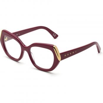 Marni Antelope Canyon XM3 Women's Geometric Eyeglasses Bordeaux
