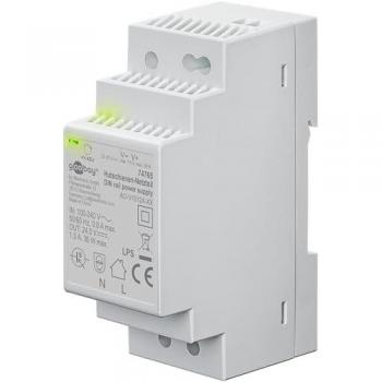 Fuente de alimentación DIN 24V DC 1,5A, 36W, montaje en carril DIN, protección múltiple, indicador LED