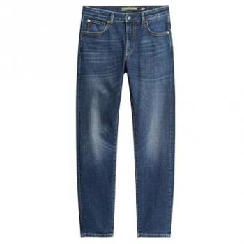 Superdry Men's Vintage Slim Organic Cotton Jeans - Jefferson Ink, 32/34