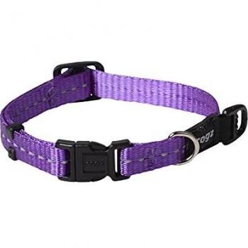 Rogz Utilidad pequeña 3/8-inch NITELIFE Reflectante Collar de Perro