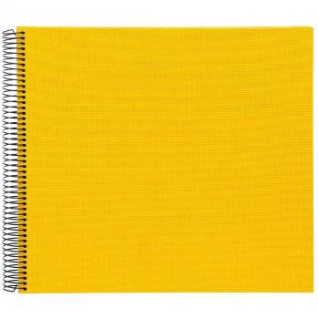 Goldbuch Bella Vista-Álbum de Fotos con Espiral, Lino Papel, Amarillo