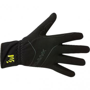 Guante Karpos ALAGNA Negro/Gris oscuro, guantes para actividades al aire libre, material ligero y transpirable, diseño ergonómico, puños elásticos para un ajuste seguro, palma antideslizante para mejor agarre