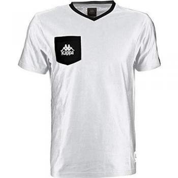 Kappa Ascoli Camiseta, Unisex, Blanco, L