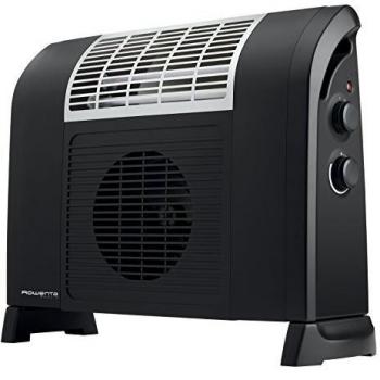 Rowenta Dualiio IR5010F1 Calefactor y radiador de 2000 W o 1000 W, apto para baño con termostato mecánico con posición antiescarcha y cable enrollable