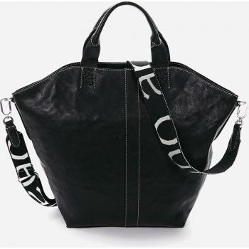 Abbacino - Bolso de mano tipo shopper Summer Song en piel negro