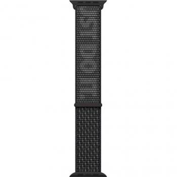 Apple - Nike Sport Loop Band para Apple Watch (41 mm) - Negro/Blanco Summit Nylon