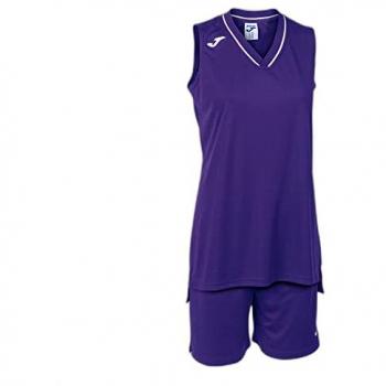Conjunto de baloncesto Joma Atlanta mujer morado blanco