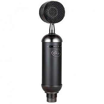 Blue Micrófonos Blackout Spark SL de condensador XLR con soporte amortiguador, patrón polar cardioide para grabación, radiodifusión, podcasting, streaming de gaming en Twitch, vídeos de YouTube, Negro